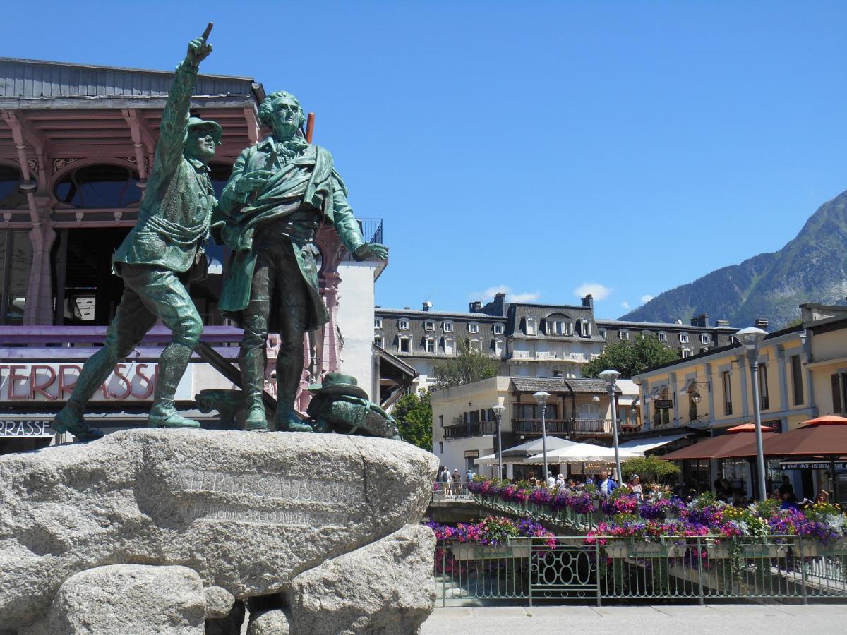 Ferienwohnung Vue Magique En Hypercentre Avec Parking Privatif Chamonix Exterior foto