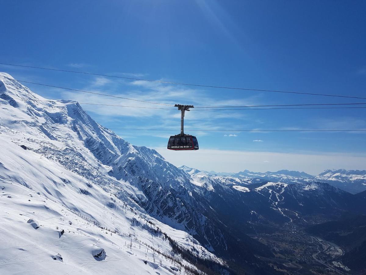 Ferienwohnung Vue Magique En Hypercentre Avec Parking Privatif Chamonix Exterior foto