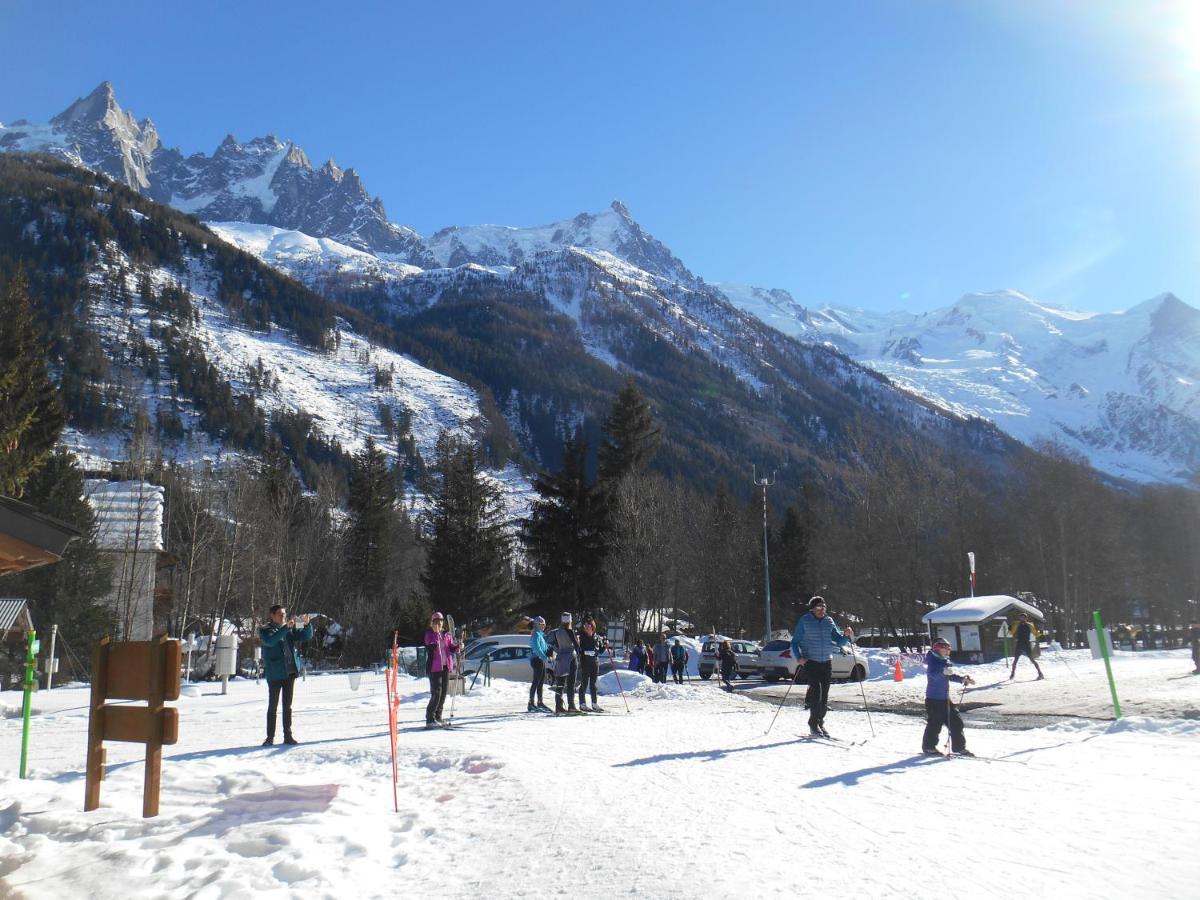 Ferienwohnung Vue Magique En Hypercentre Avec Parking Privatif Chamonix Exterior foto