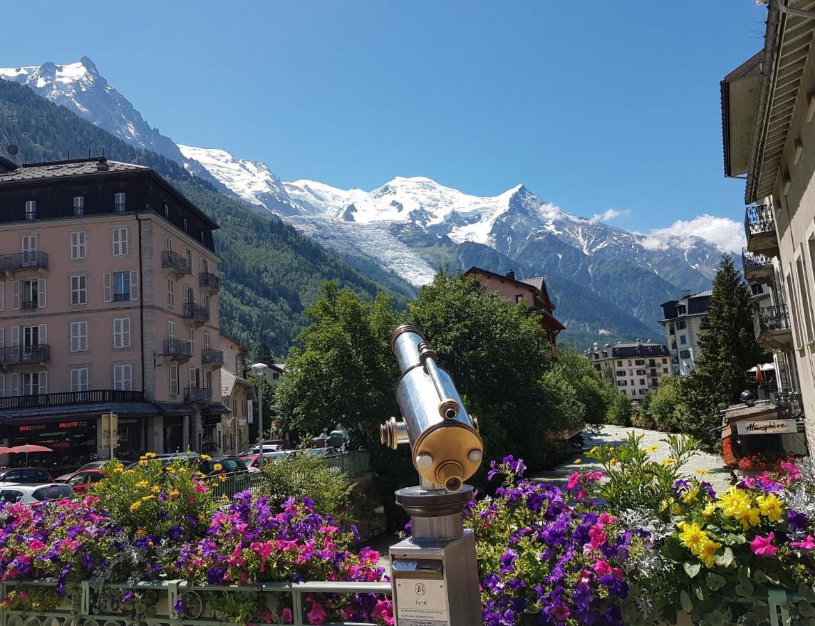 Ferienwohnung Meilleur Emplacement Hypercentre Avec Parking Privatif Souterrain Chamonix Exterior foto